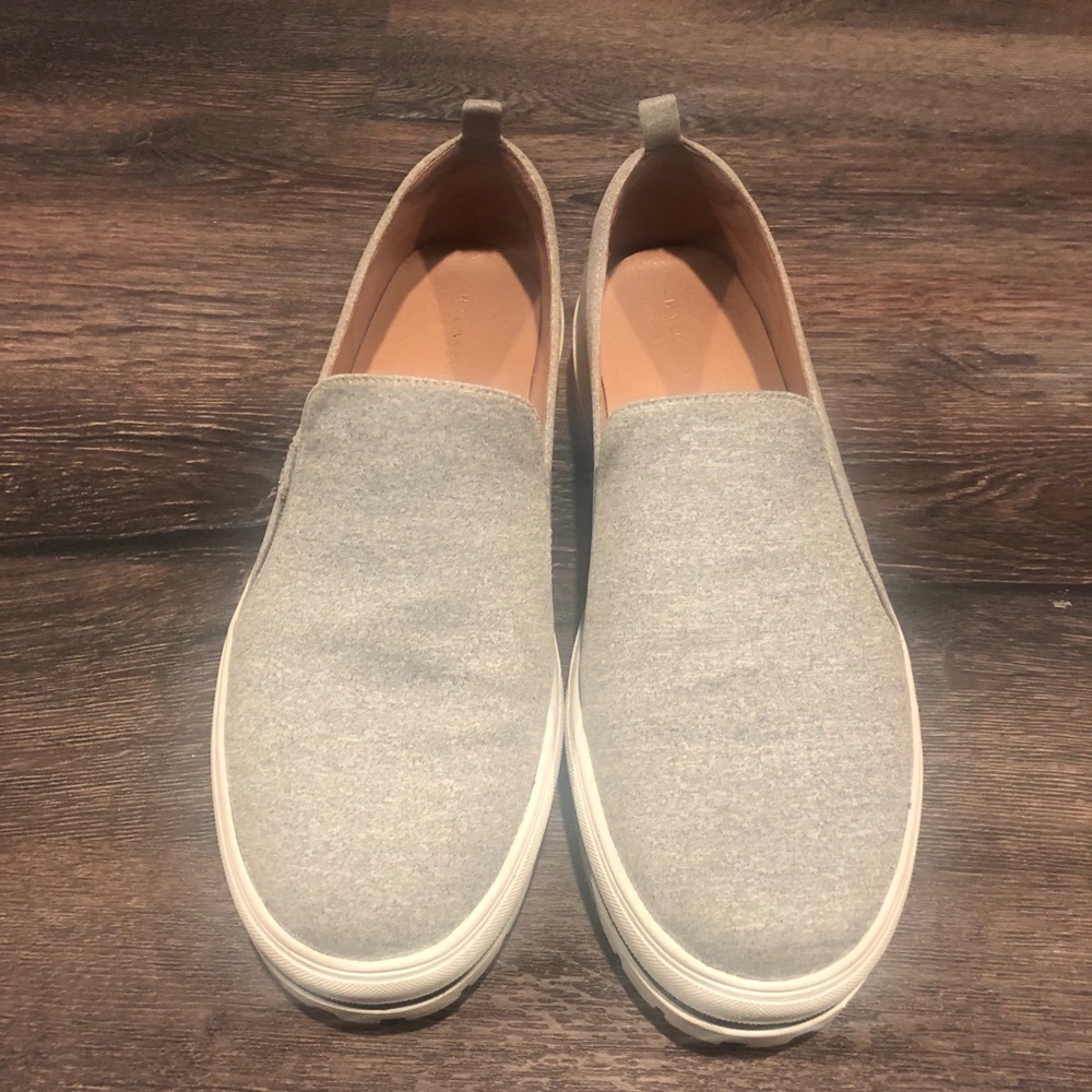 Halogen Platform Sneaker - heather grey, size 10